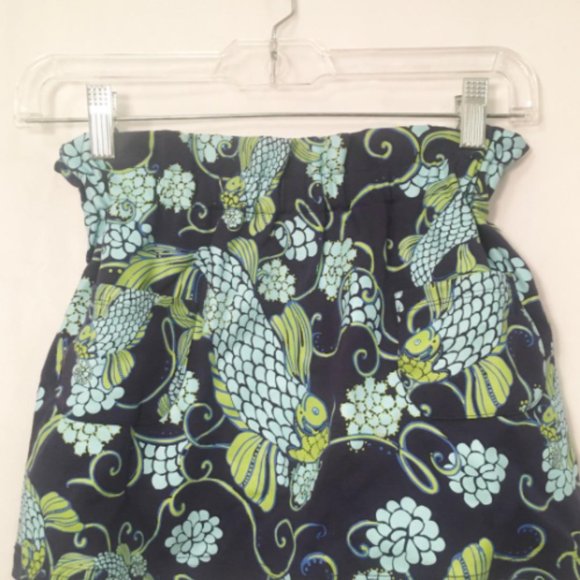 Lilly Pulitzer S (4/5) Skirt Blue/Green Sea life